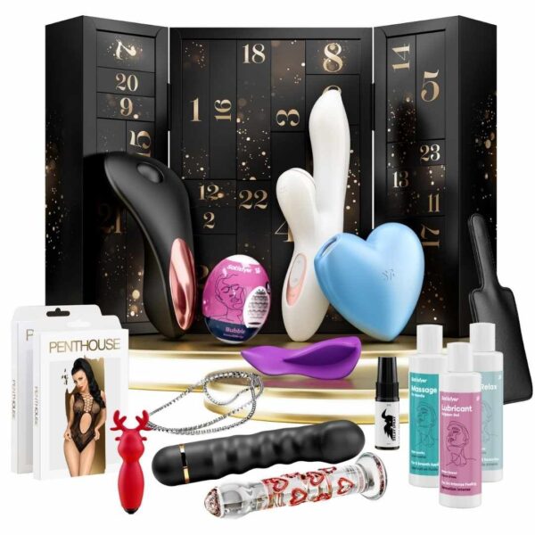 Satisfyer Erotik Adventskalender Premium für Paare & Singles, erotisches Geschenk, 1000€ Warenwert