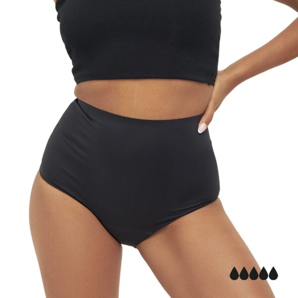 mymonthlys High Waist Periodenslip - starke Blutung bis 5 Tampons - sehr saugstark & bequem