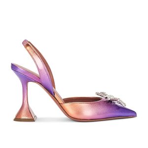 AMINA MUADDI HIGH HEELS ROSIE in Sunset Ombre & White Crystal - Purple. Size 39 (also in 36, 36.5, 37, 37.5, 38, 38.5, 39.5).