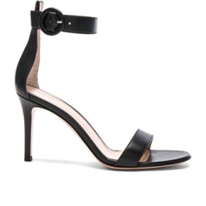 Gianvito Rossi High Heels Portofino aus Leder in Schwarz - Black. Size 39.5 (also in 34.5, 35, 36.5, 37, 37.5, 40, 40.5, 41).