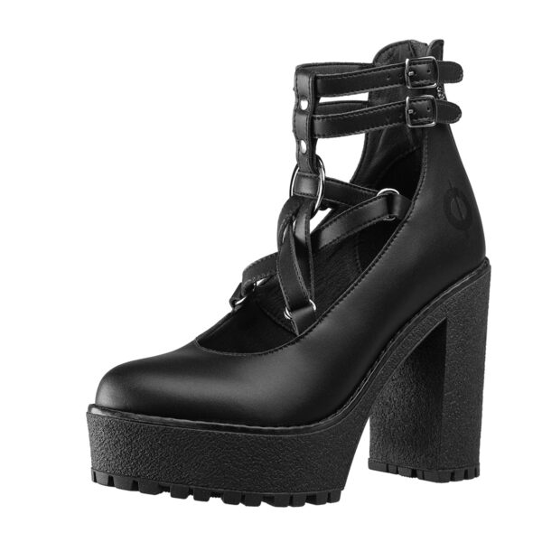 High Heels Frauen - Topaz Vegan Black - ALTERCORE - ALT111 40