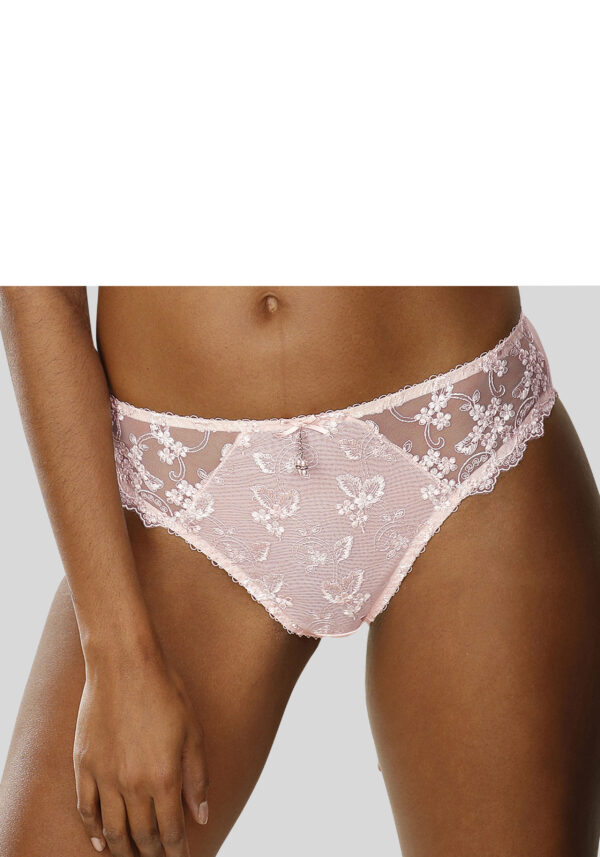 LASCANA Slip, Dessous mit schöner Blümchen-Stickereispitze