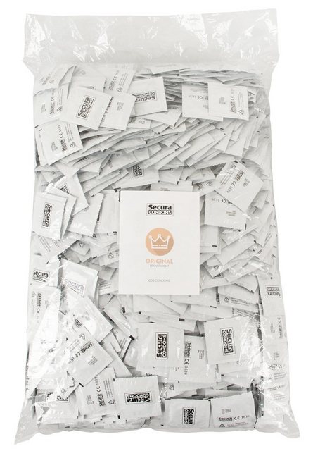 Secura Einhand-Kondome Secura – Original 1.000er-Beutel, 1000 St.