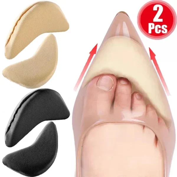 Sponge Forefoot Insert Pads Women Pain Relief High Heel Insoles Reduce Shoes Size Filler Protector