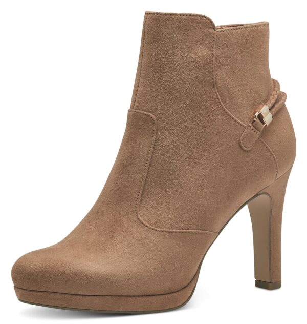 Tamaris High-Heel-Stiefelette, mit Schmuckelement an der Ferse