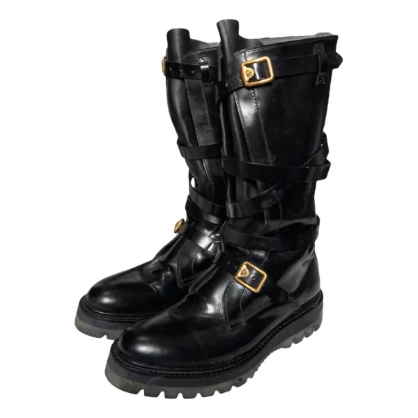 Versace Lackleder Stiefel