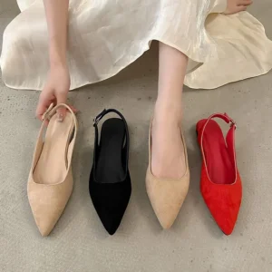 Women's Shoes 2024 New Slingbacks Women's High Heels Classics Fashion Sexy Dress Pumps Women Pointed