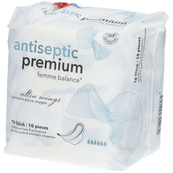 antiseptic premium femme balance® Damenbinden