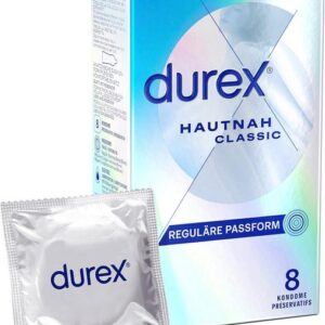 durex Kondome Durex Hautnah Classic Kondome 8 Stück Packung, 8 St., Easy-On-Form